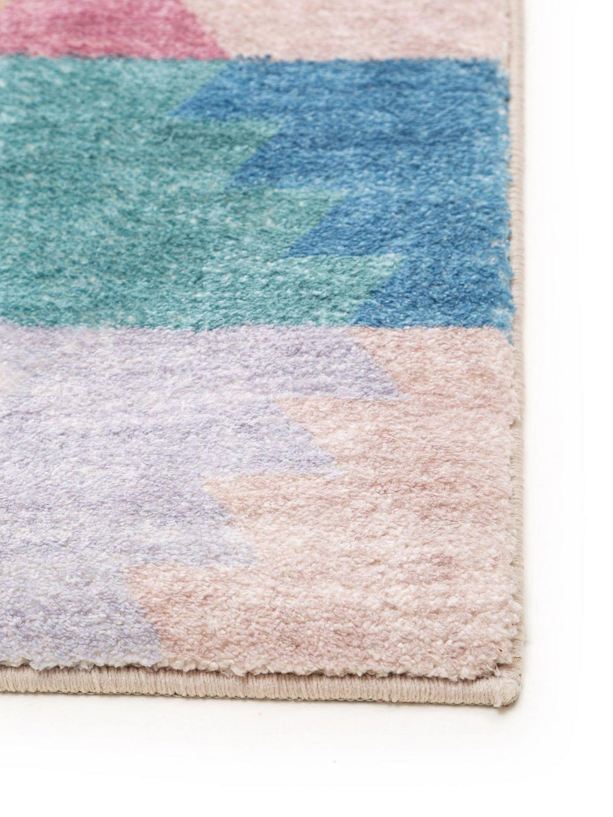 TEPPICH Mara Multicolor/Pink 160x230 cm - Pink/Multicolor, Textil (160/1cm) - KUNSTLOFT
