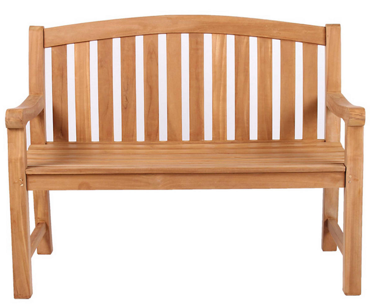 GARTENBANK Swindon - Naturfarben, Holz (120/94/58cm) - Mr. Deko