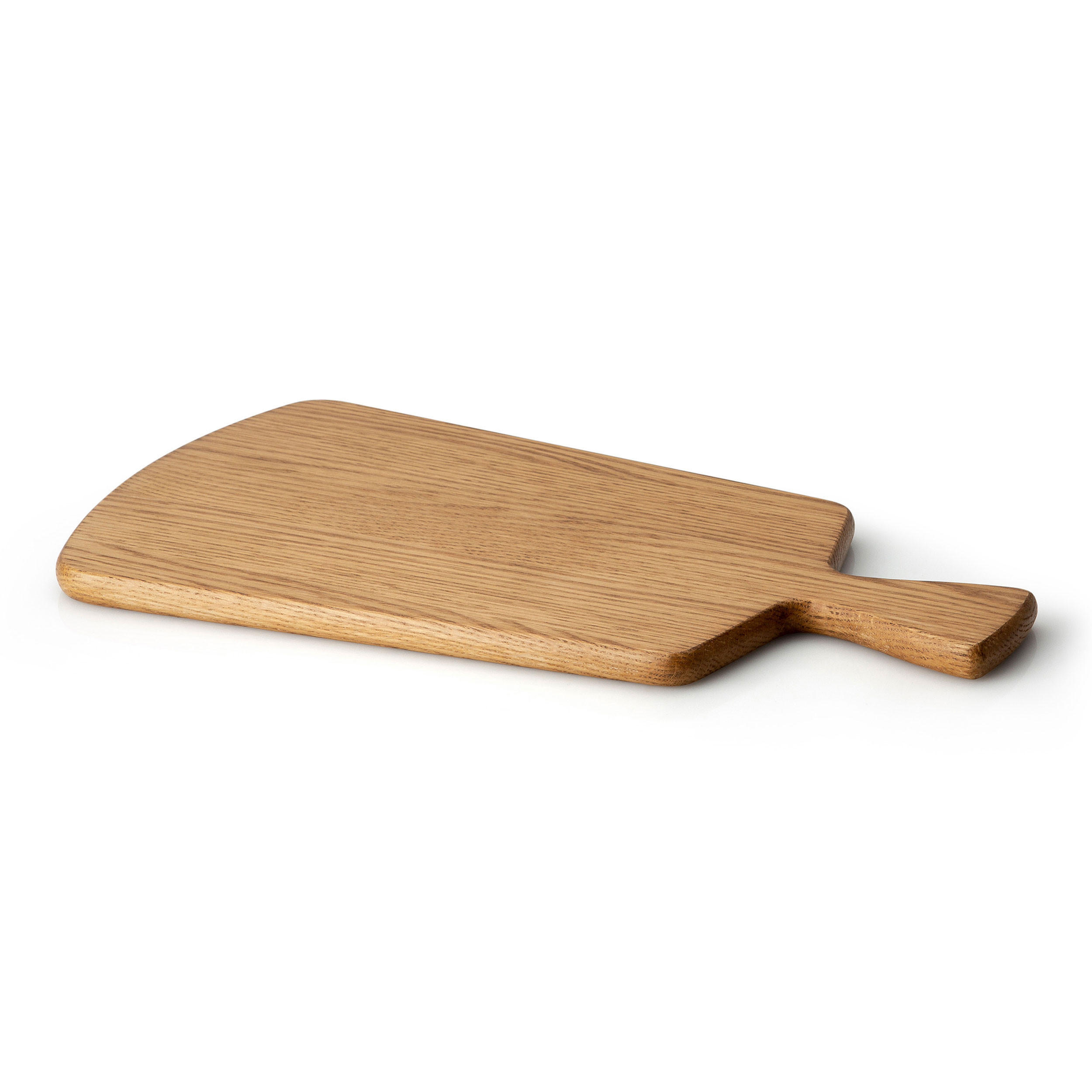 SCHNEIDEBRETT mit Griff, Eichenholz, 41.5 x 22.5 cm - Braun, Holz (23/42cm) - Continenta