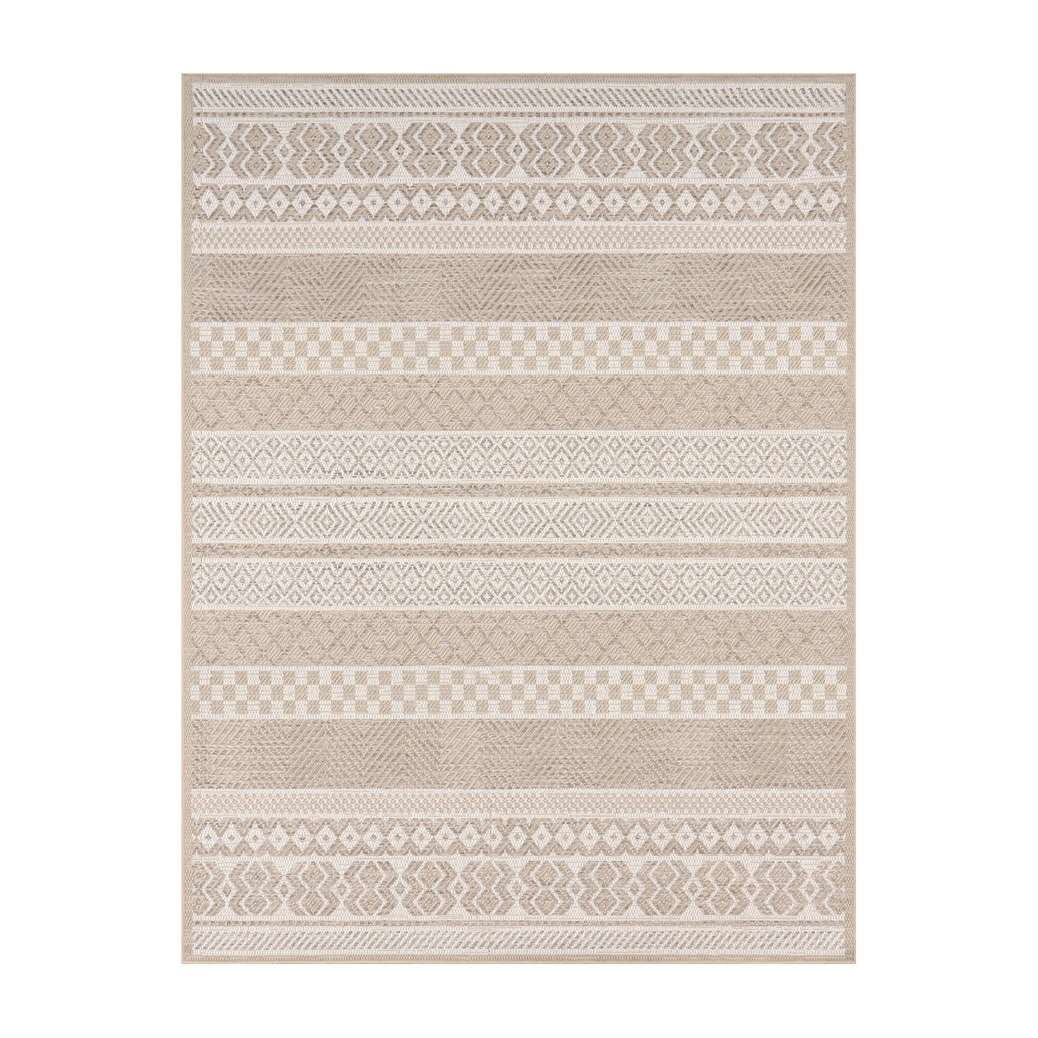 OUTDOORTEPPICH Beige 120 x 160 cm - Beige, Kunststoff (120/160cm) - TT Home