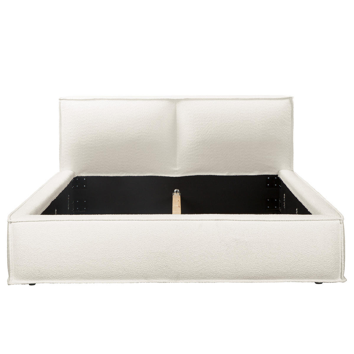 POLSTERBETT - Weiß, Textil (220/200cm) - home24