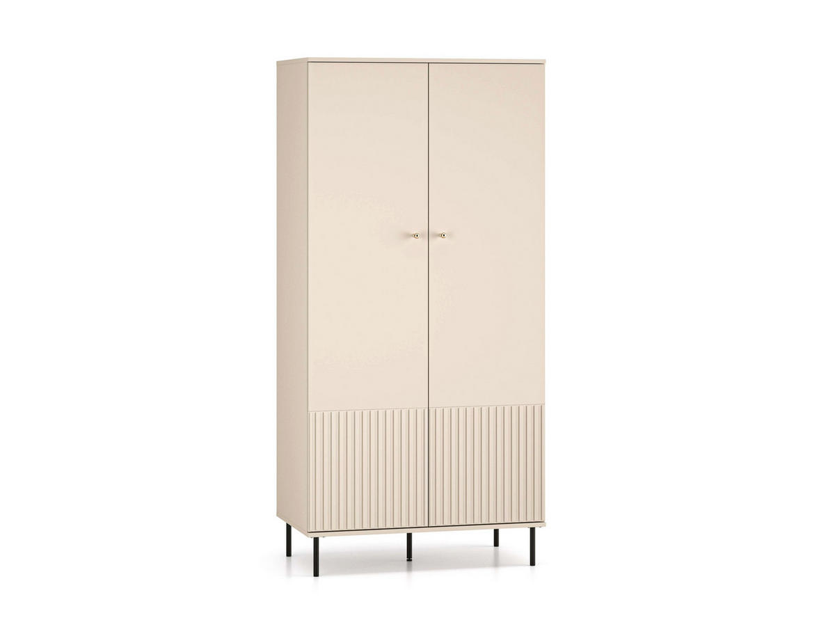 SCHLAFZIMMER Set 3-tlg. Sophie – Kaschmir - Kaschmir, Holzwerkstoff (92/190/53cm) - hi-markt