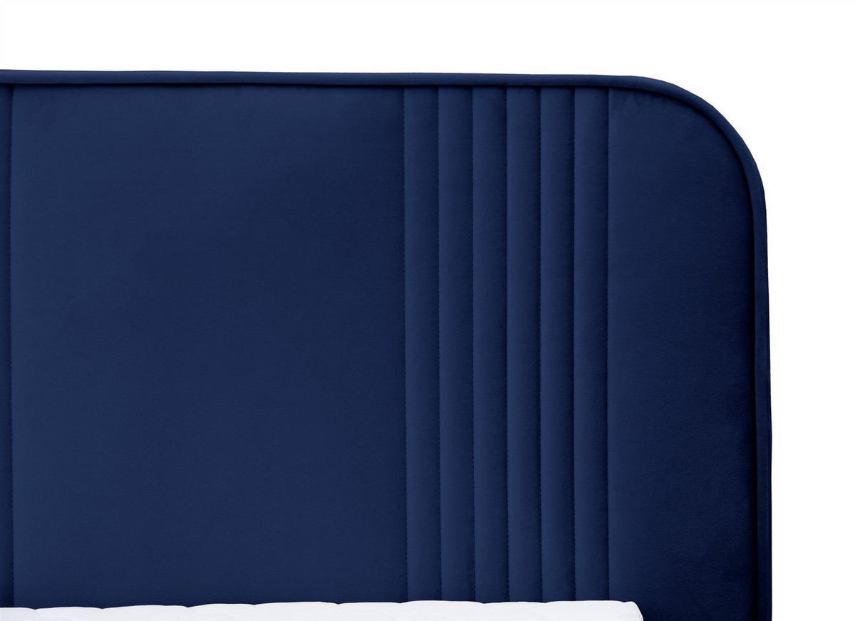 BOXBETT Alize - Blau, Holzwerkstoff/Textil (120/200cm) - Fun Möbel
