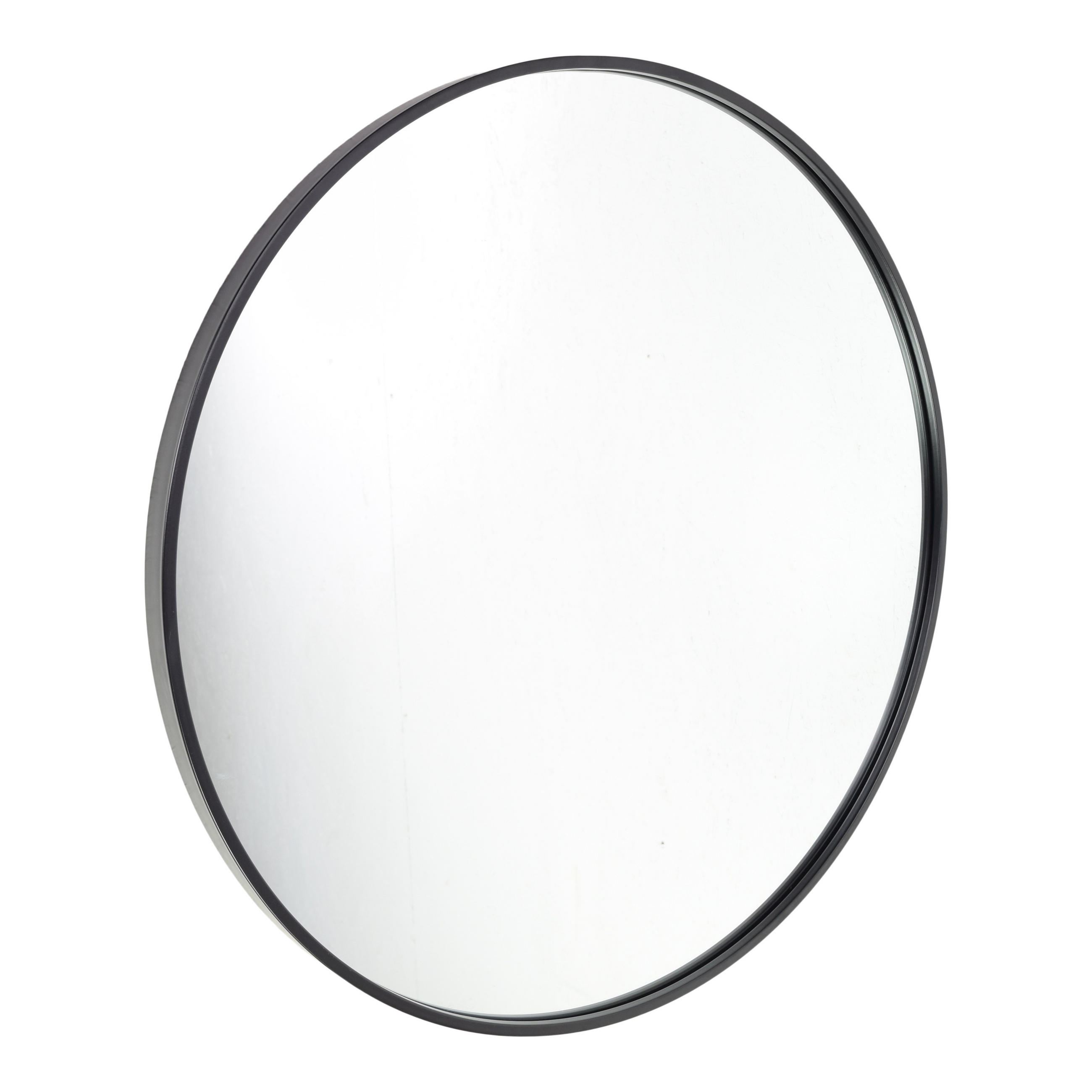 WANDSPIEGEL Boston Schwarz - Schwarz, Metall (75/75/4cm) - Fragix