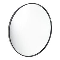 WANDSPIEGEL Boston Schwarz - Schwarz, Metall (75/75/4cm) - Fragix