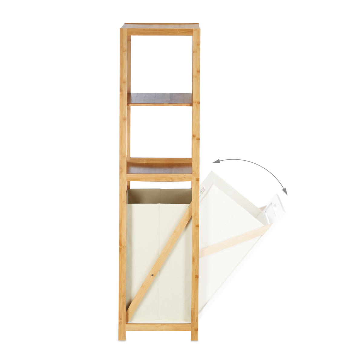 BADREGAL - Multicolor, Holz/Holzwerkstoff (37/130/33cm) - Relaxdays
