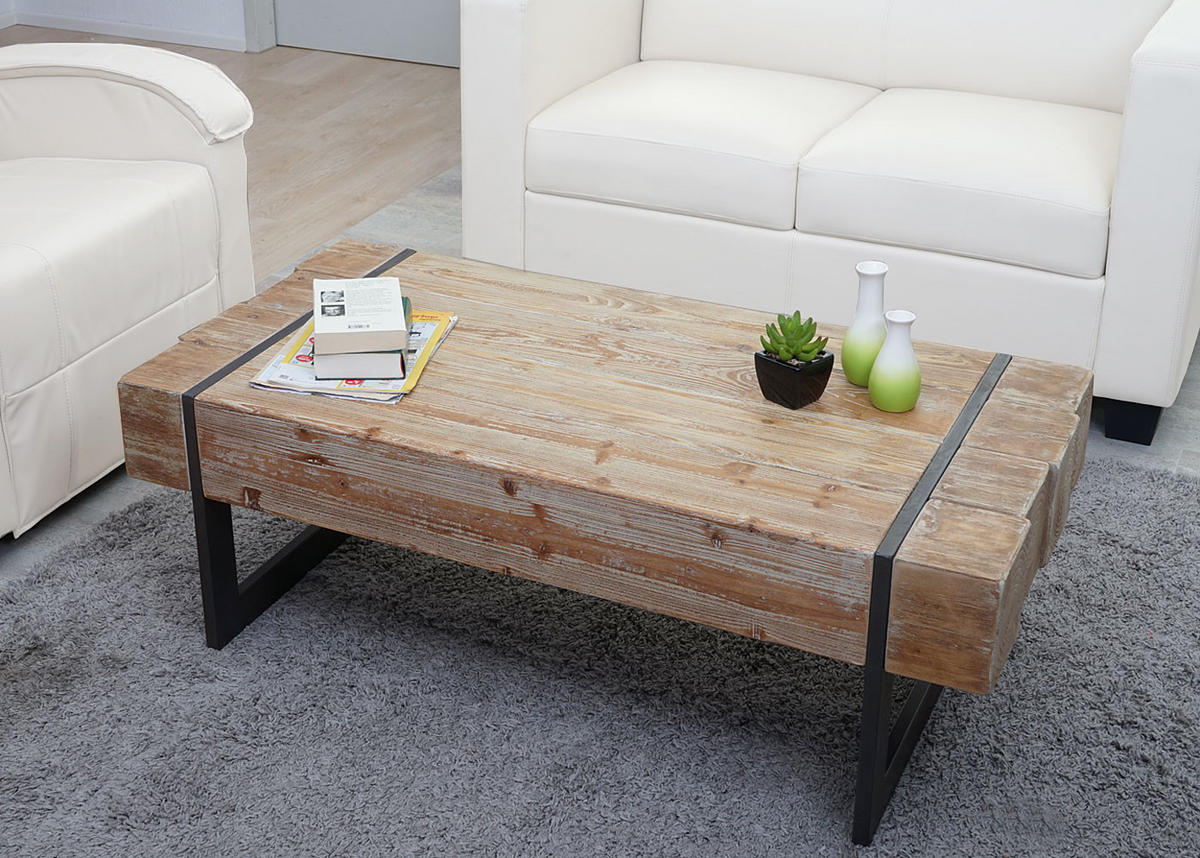 COUCHTISCH A15A rechteck Braun - Braun, Holz (60/120/40cm) - MCW