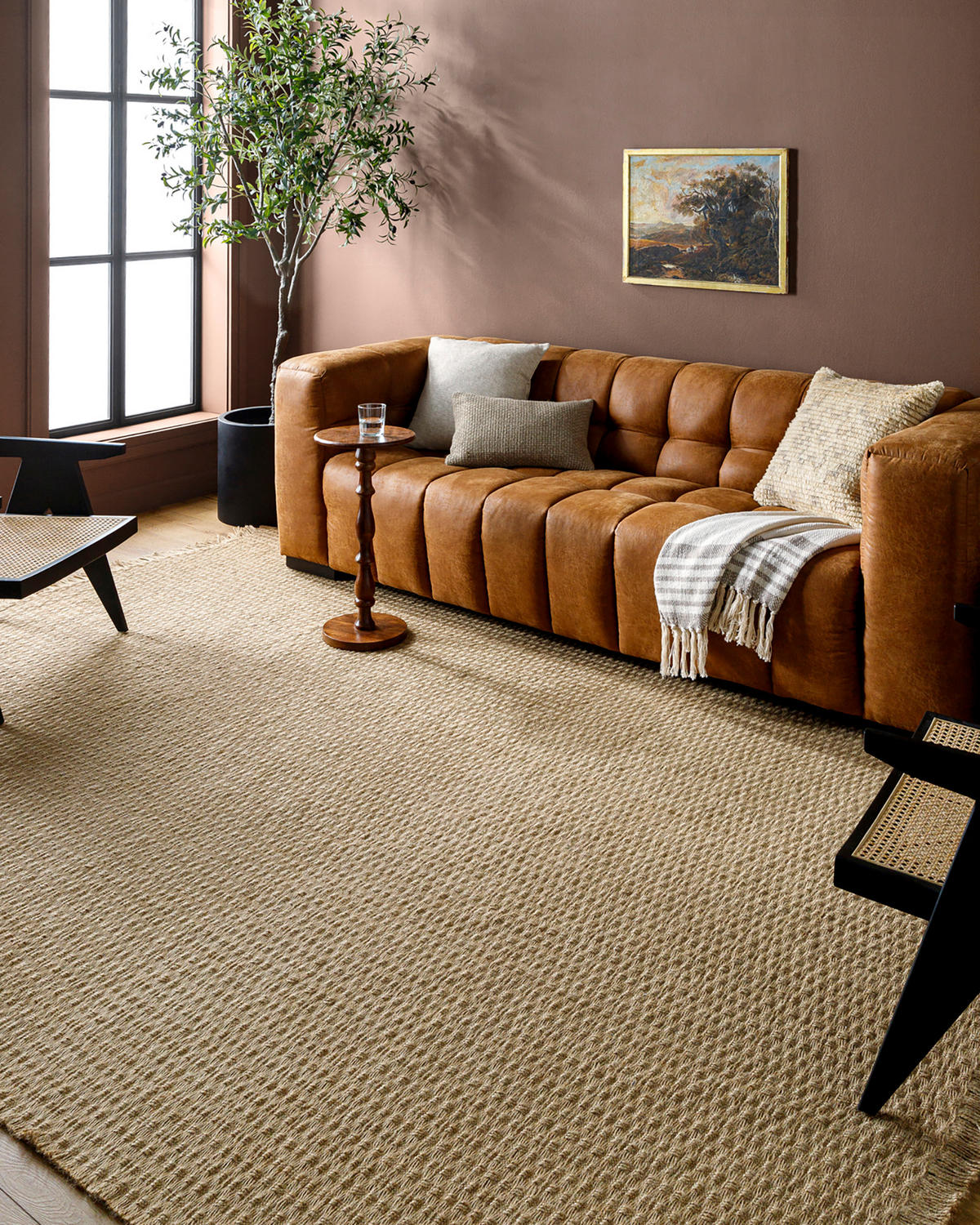 JUTE TEPPICH Hellbraun 160/213 cm - Braun, Naturmaterialien/Textil (160/213cm) - LIVABLISS