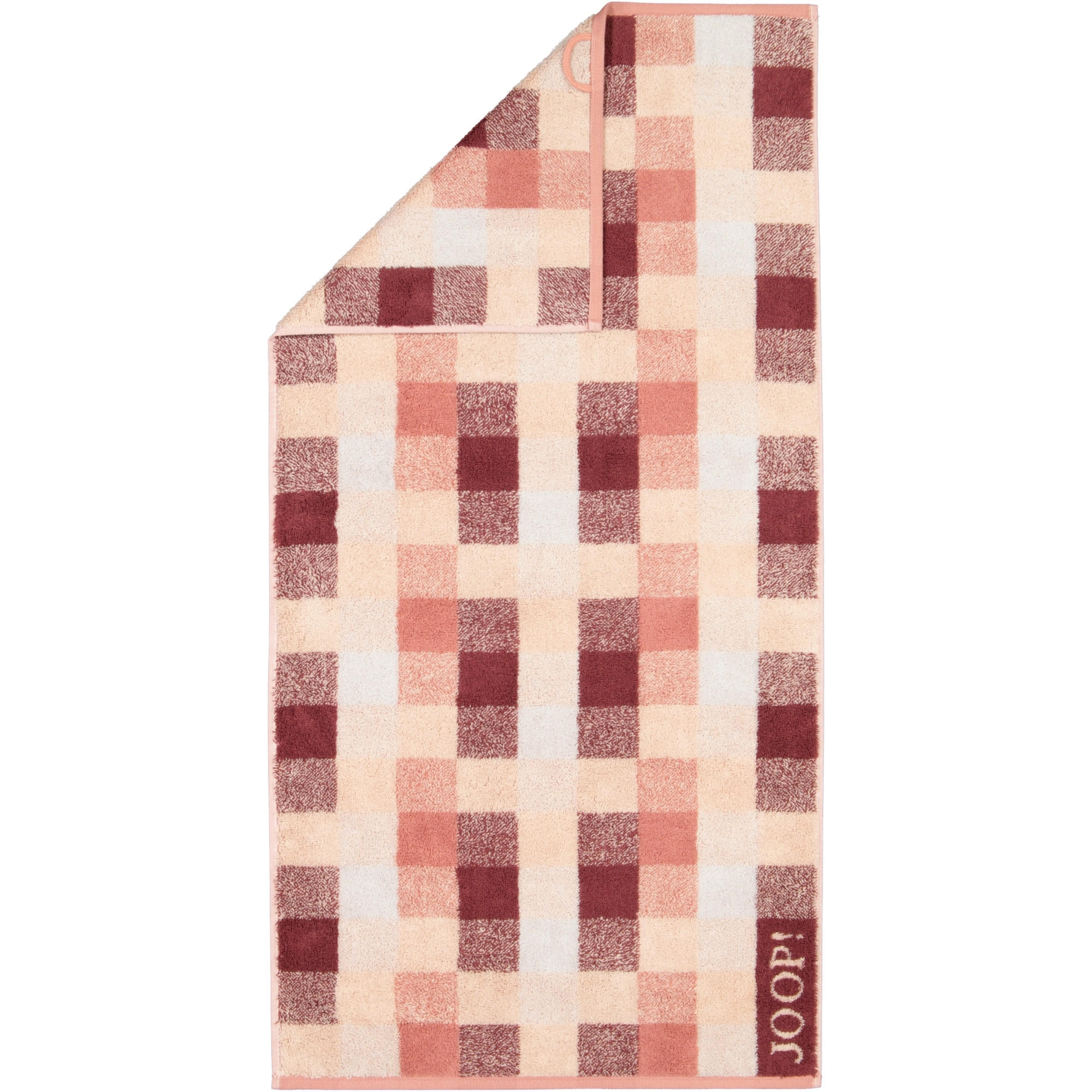 HANDTÜCHER VIBE KARO 1699 PUDER - 22 - Rosa, Textil (50/100cm) - Joop!