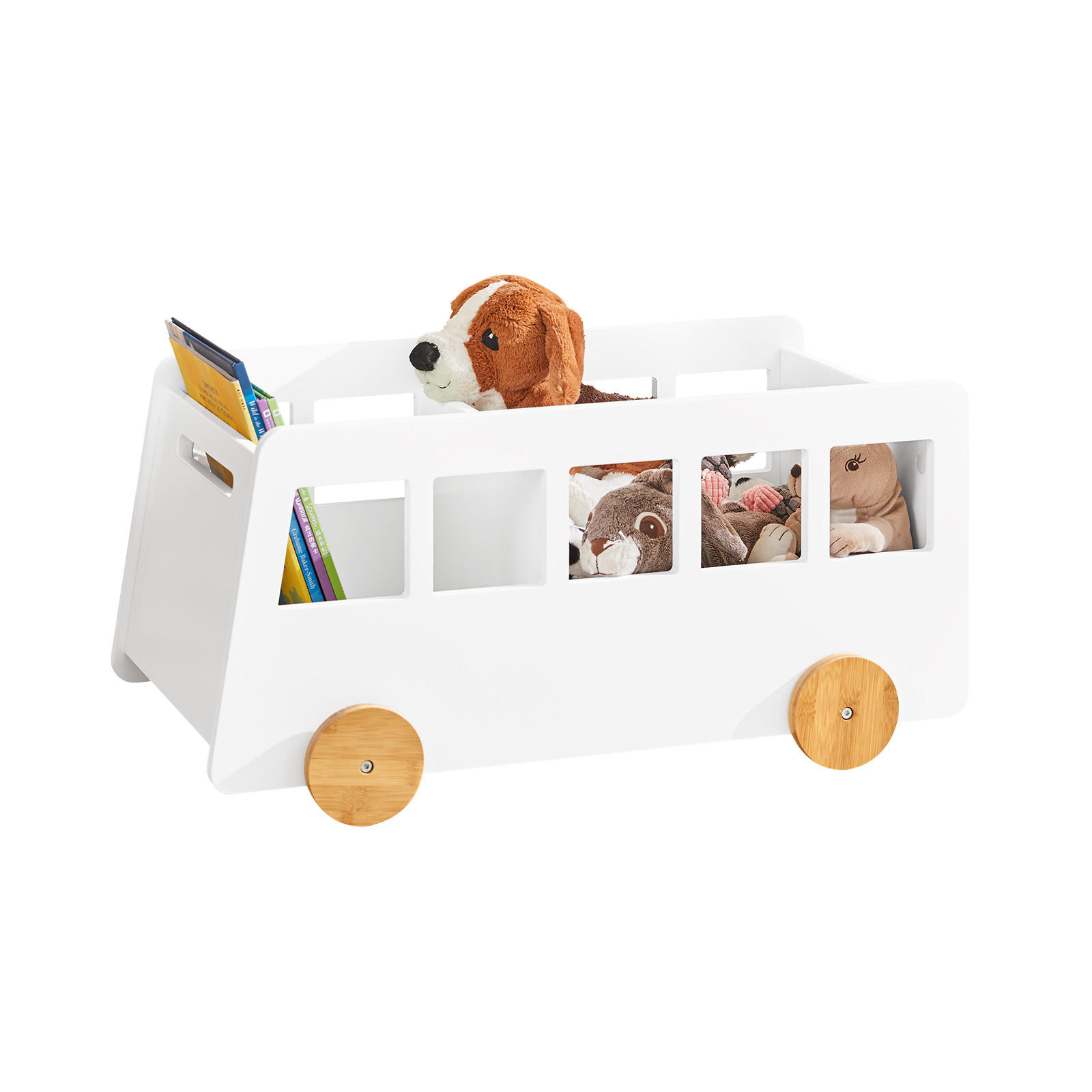 KINDERREGAL Weiß - Weiß, Holzwerkstoff (68/33/43cm) - SoBuy