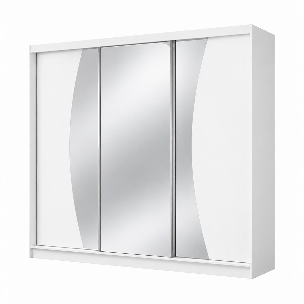 KS Home Concept Kleiderschrank Weiß 240x216x61 cm