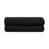 HANDTUCH 2er-Set, 2x Handtuch 50/100 cm, Schwarz - Schwarz, Textil (50/100cm) - Blumtal