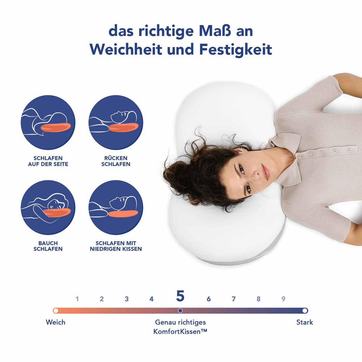 WOLKEN-TIEFSCHLAF-KISSEN - Weiß, Textil (63/35cm)