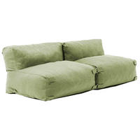 GARTENSOFA mit 2 Sitzplätzen, Kaktusgrünen - Grün, Textil - Oviala