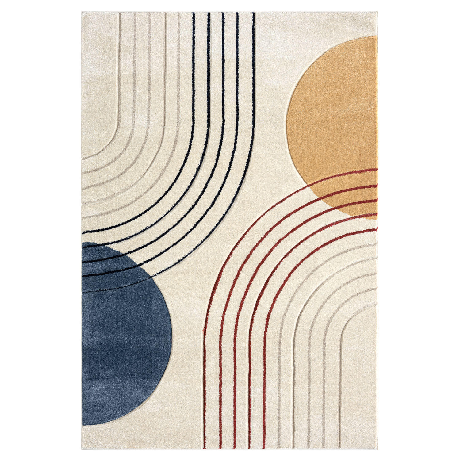 KURZFLOR-TEPPICH Bonito 7170 Multicolor 140x200 cm - Multicolor, Textil (140/200cm) - carpet city