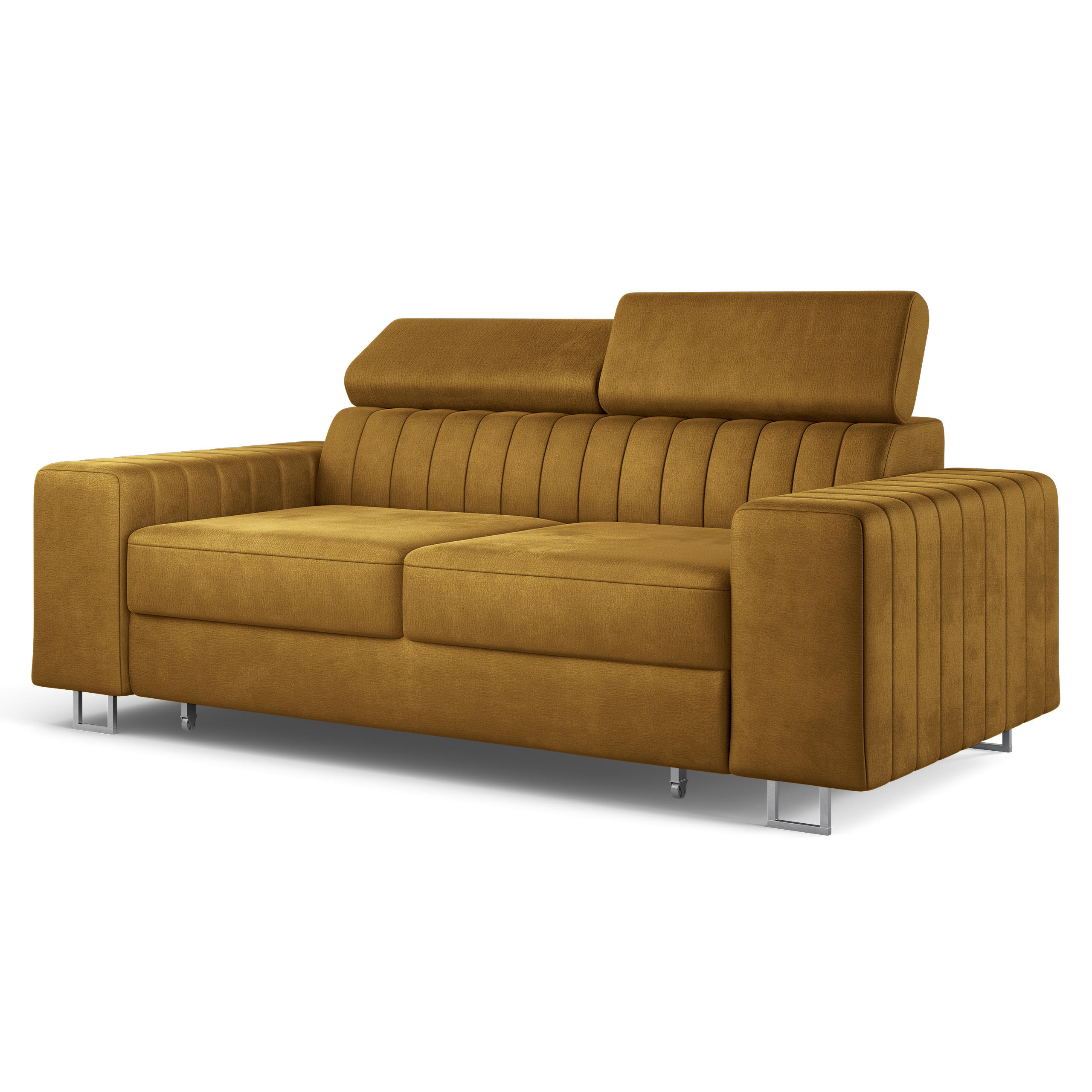 Masseno Bettsofa Gelb 194x88x90 cm