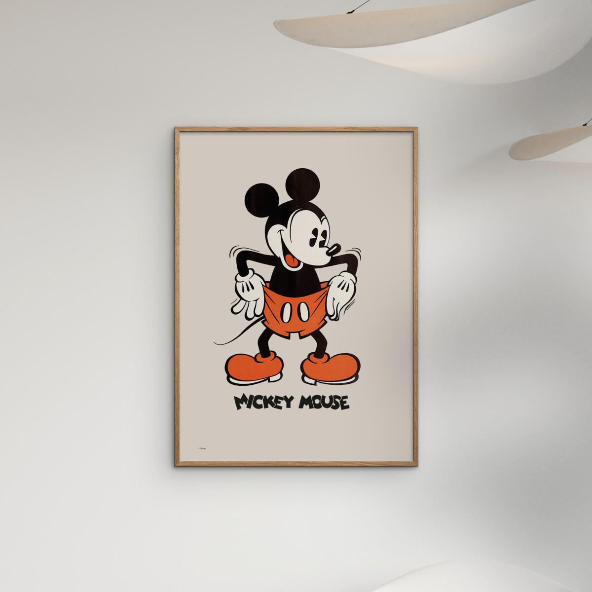 POSTER Disney - Mickey Mouse Vintage No. 02 - Beige, Papier (50/70/0.1cm) - Poster&Frame