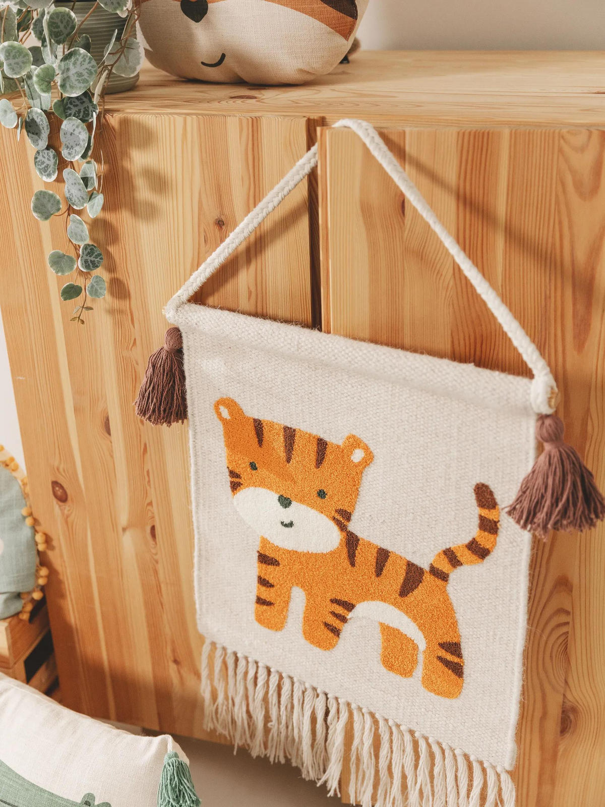 WANDDEKO Savannah Orange 40x40 cm - Orange, Textil (40/40cm) - Lytte