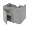 WASCHBECKENUNTERSCHRANK Grau - Grau, Holzwerkstoff (59/48/46cm) - MCW