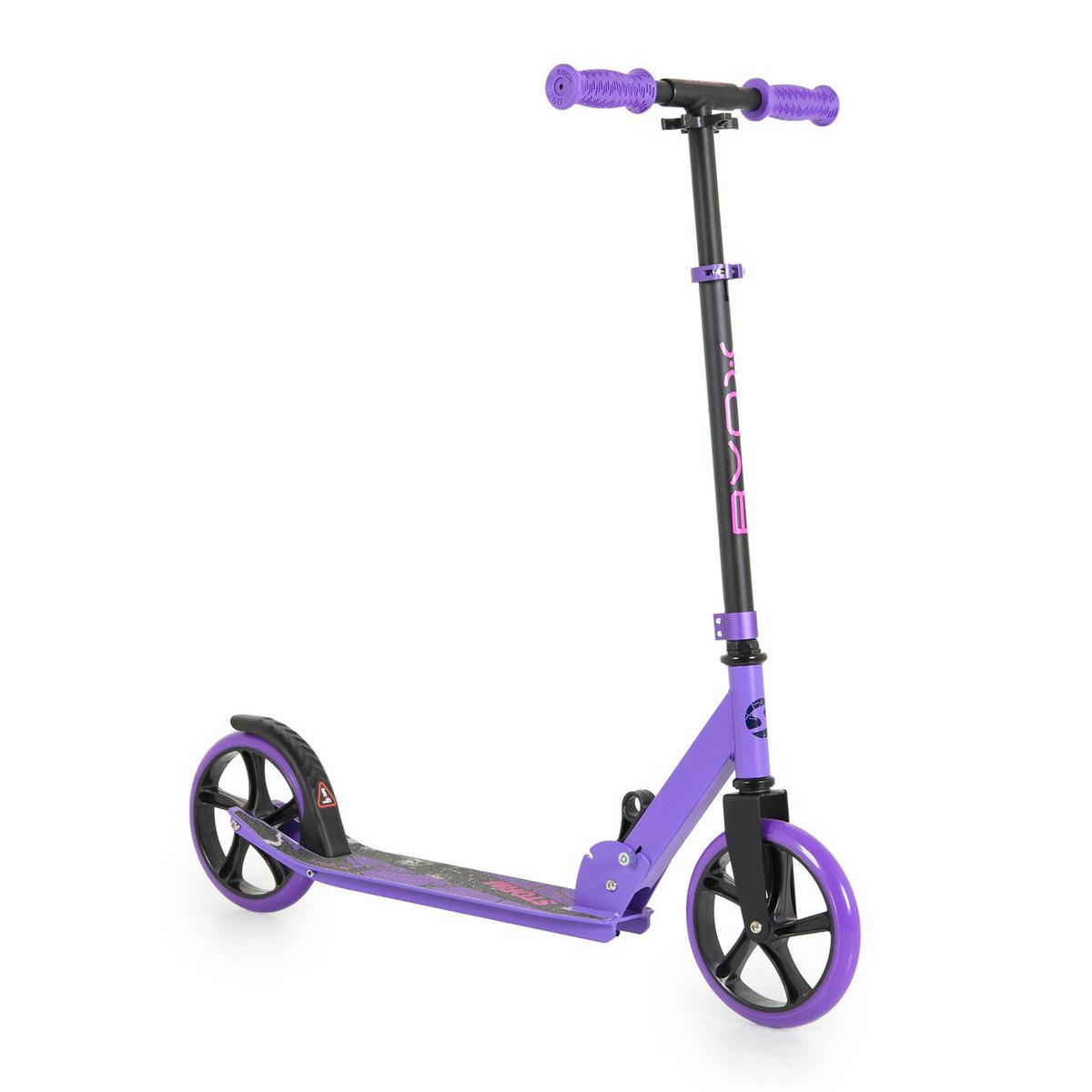 KINDERROLLER Storm lila Höhe einstellbar, zusammenklappbar, PU Räder, ABEC-5 - Violett, Metall (75/20/70cm)