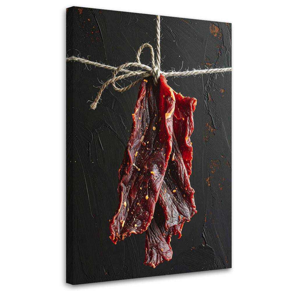 LEINWANDBILD Essen & Trinken 80x120cm - Rot, Textil (80/120cm) - Feeby