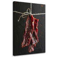 LEINWANDBILD Essen & Trinken 80x120cm - Rot, Textil (80/120cm) - Feeby