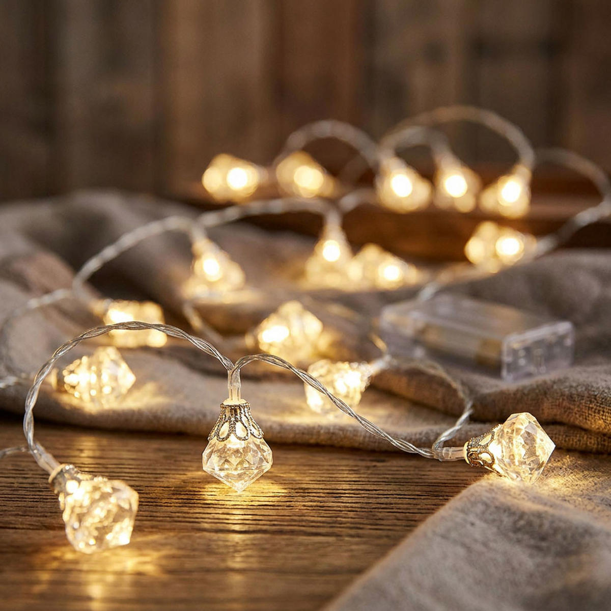 LED DEKOLEUCHTE Silber Kristall Design - Silberfarben, Kunststoff (120/2.2/2.7cm) - Globo Lighting