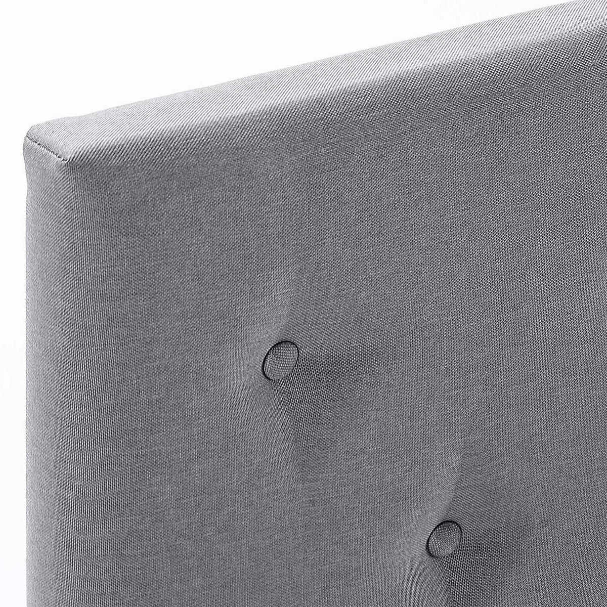 POLSTERBETT 150x190 cm Rosi, Dunkelgrau - Dunkelgrau, Textil (150/190cm) - VS Venta-stock
