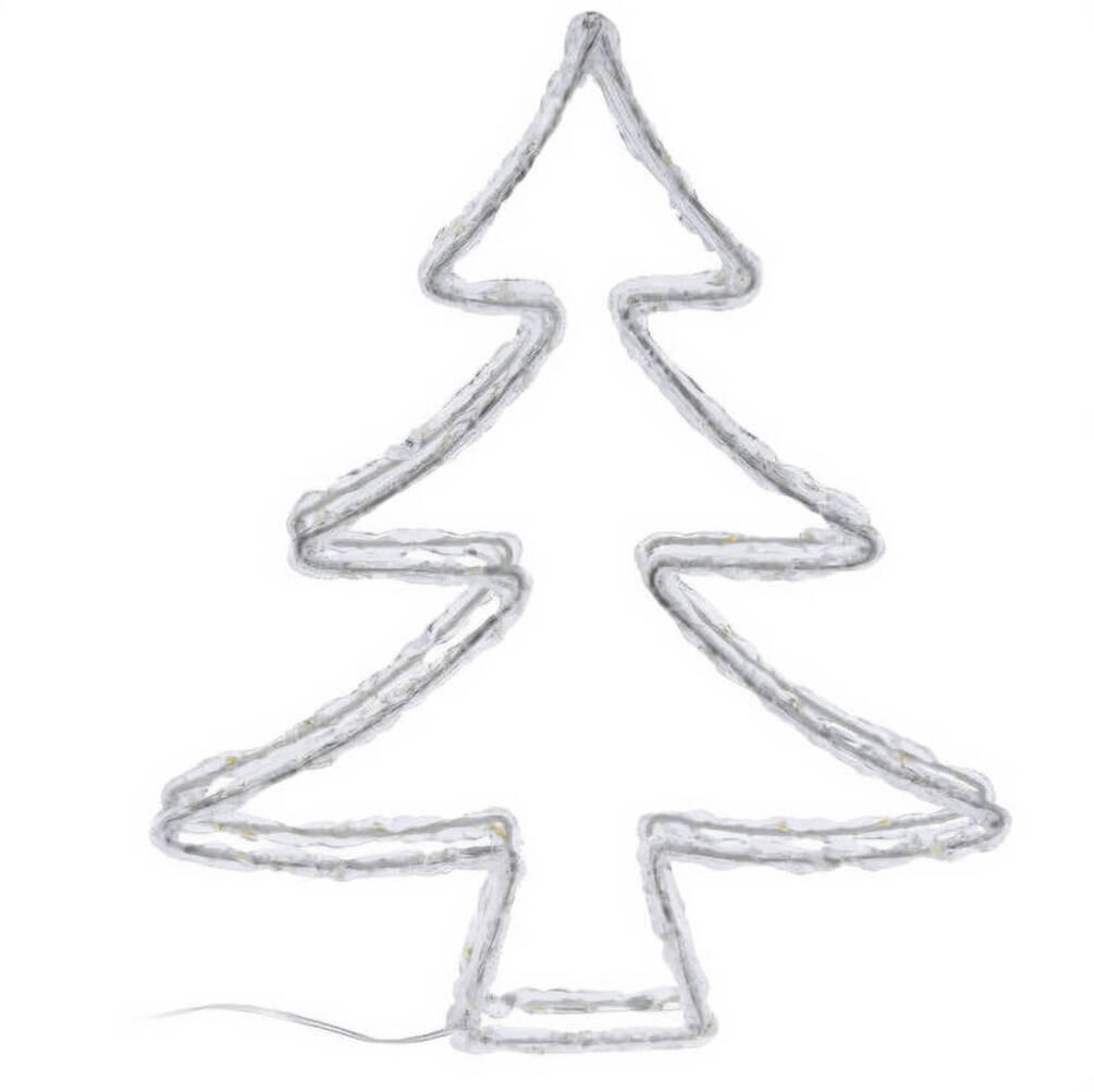 LICHTDEKORATION Metall LED-Figur - Weiß, Kunststoff (5/31/31cm) - Home Styling Collection