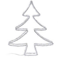 LICHTDEKORATION Metall LED-Figur - Weiß, Kunststoff (5/31/31cm) - Home Styling Collection