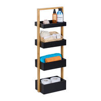 BADREGAL - Multicolor, Holz/Holzwerkstoff (30/88/18cm) - Relaxdays
