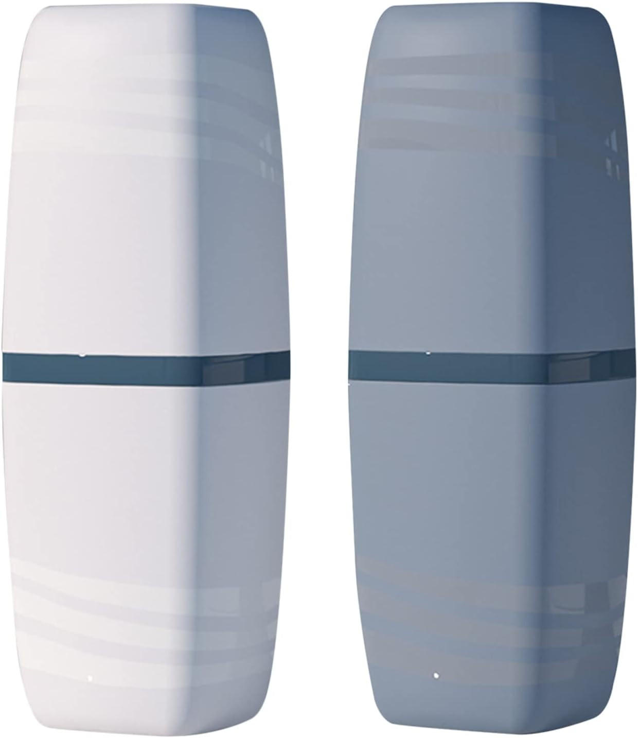 ZAHNBÜRSTENHALTER , Zahnbürstenetui, 2 Reisebecher - Multicolor, Kunststoff (6/20/6cm) - BELZ