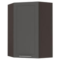 KÜCHENHÄNGESCHRANK Kvantum W4/10/60 Graphit Matt / Lava Matt 60 / 60 / 96cm - Dunkelgrau/Graphitfarben, Holz/Holzwerkstoff (60/96/60cm) - Feldmann-Wohnen