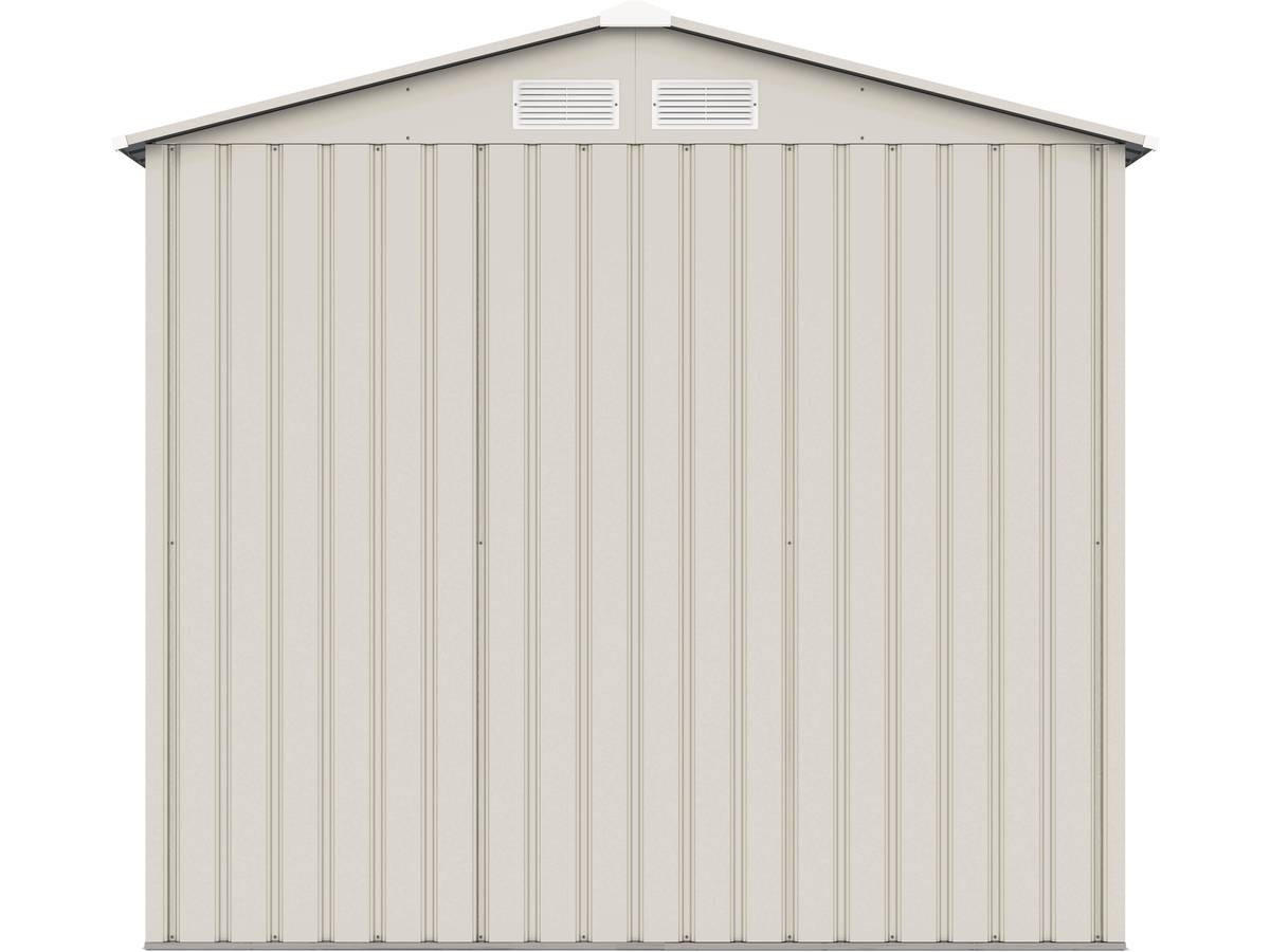 METALL-GARTENHAUS nebraska beige - Beige, Metall (213/195/127cm) - Habitat Garten