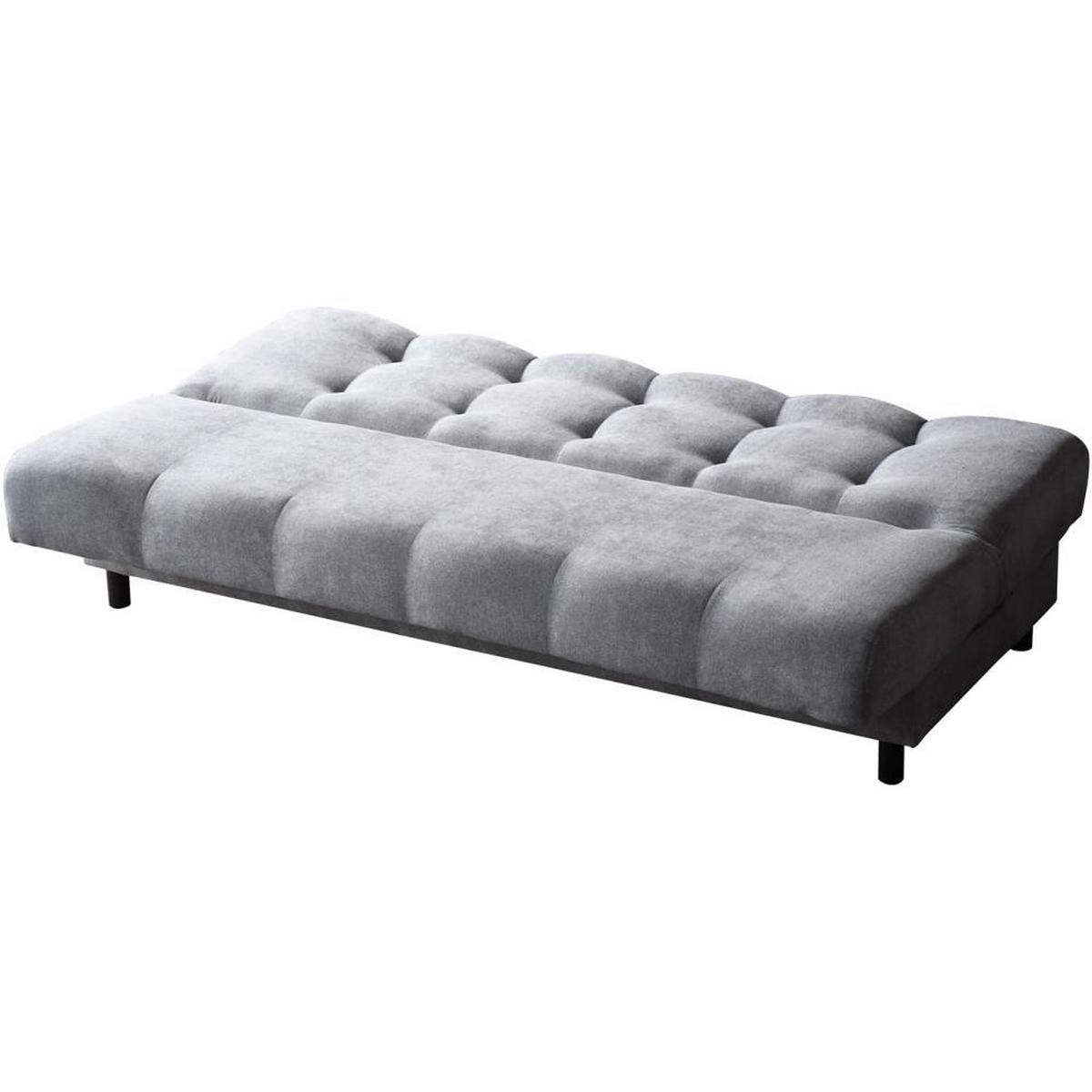 3-SITZER SOFA Simon hellgrau - Hellgrau, Textil (195/88/88cm) - Beautysofa