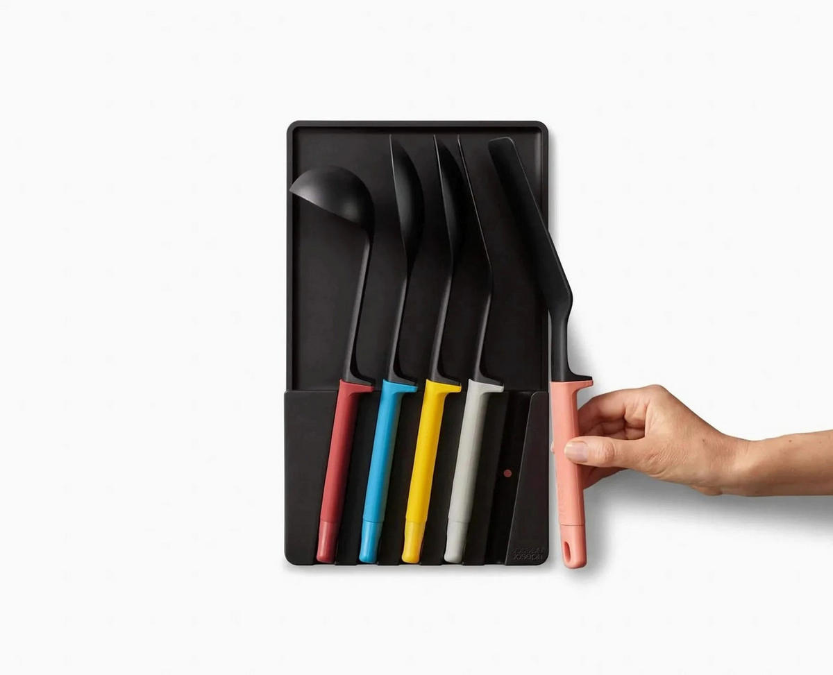 SPATEL-SET Küchenhelfer Set Elevate Store 6-teilig - Multicolor, Kunststoff (20/9/34cm) - Joseph Joseph 
