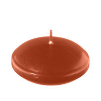SCHWIMMKERZEN Kupfer 32 x Ø 80 mm, 8 Stück - Kupferfarben, Paraffin (8/3.2/3.2cm) - Kopschitz Kerzen
