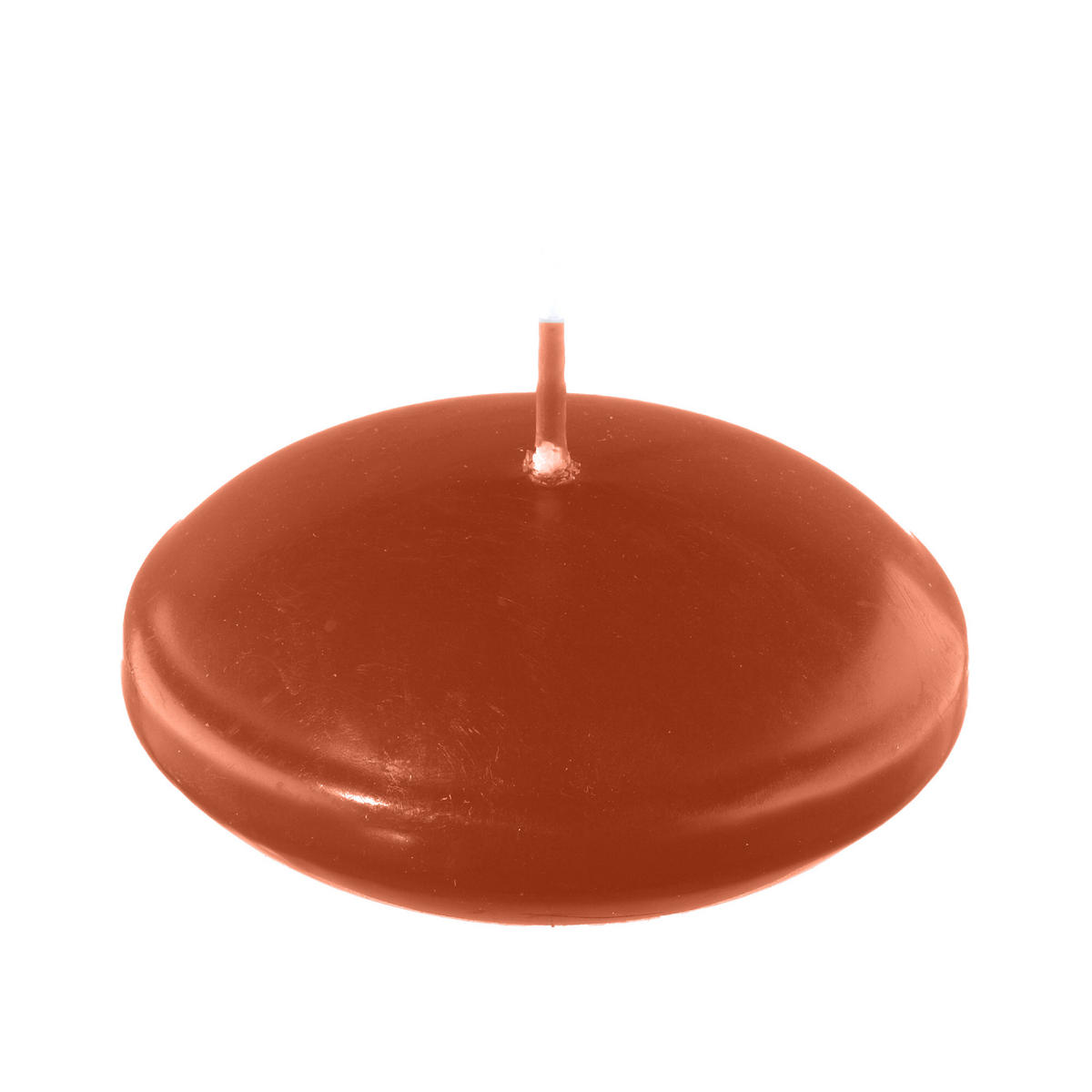 SCHWIMMKERZEN Kupfer 32 x Ø 80 mm, 8 Stück - Kupferfarben, Paraffin (8/3.2/3.2cm) - Kopschitz Kerzen