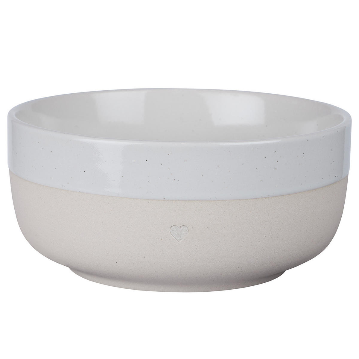 SCHALE Me Time - Weiß, Keramik (14/14/7cm) - BUTLERS