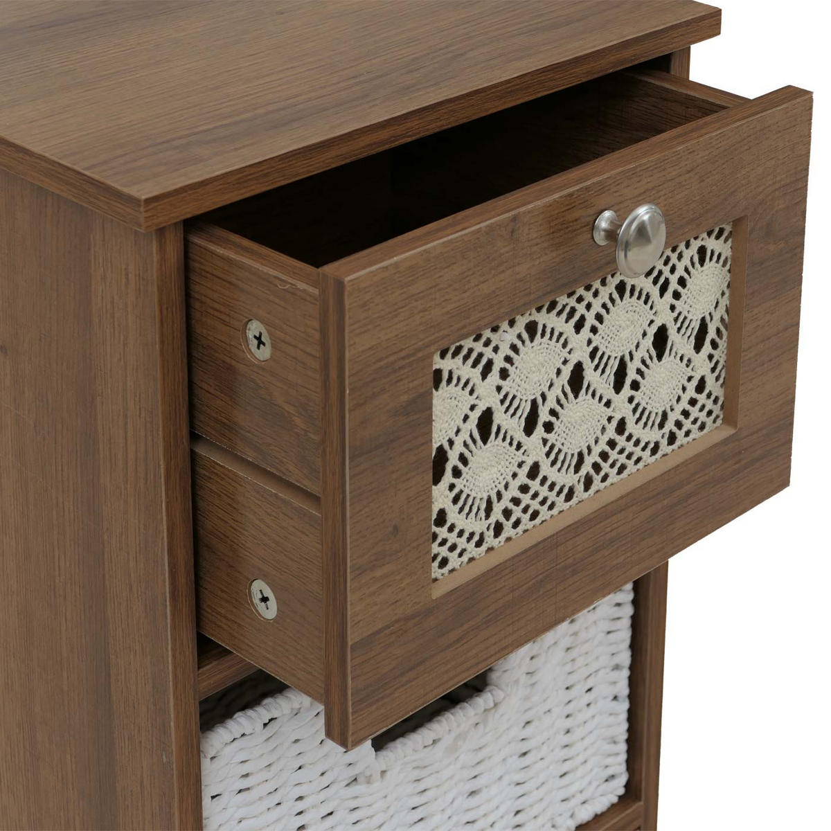 KOMODA Hnědá - hnědá, dřevo (30/63/30cm) - MCW