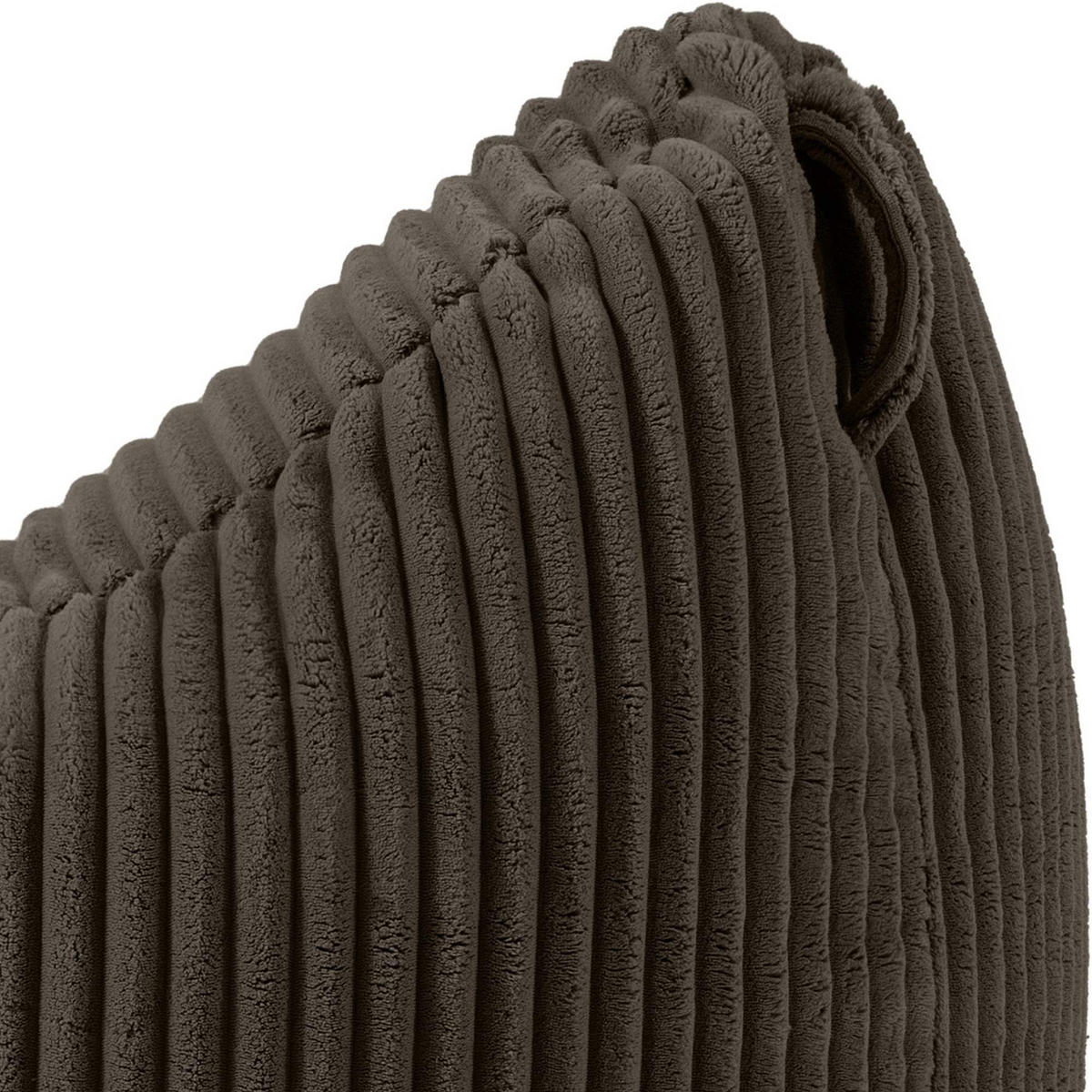 SITZSACK COSMO II aus Kordstoff, Braun - Braun, Textil (85/80/85cm) - KONSIMO®