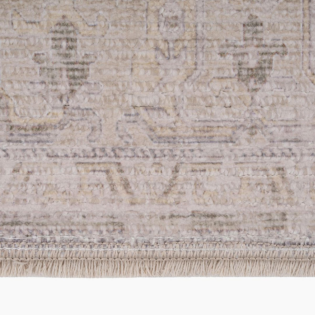 VINTAGE-TEPPICH Ishani Jade Beige - Beige, Textil (119/170cm) - Kukoon Rugs