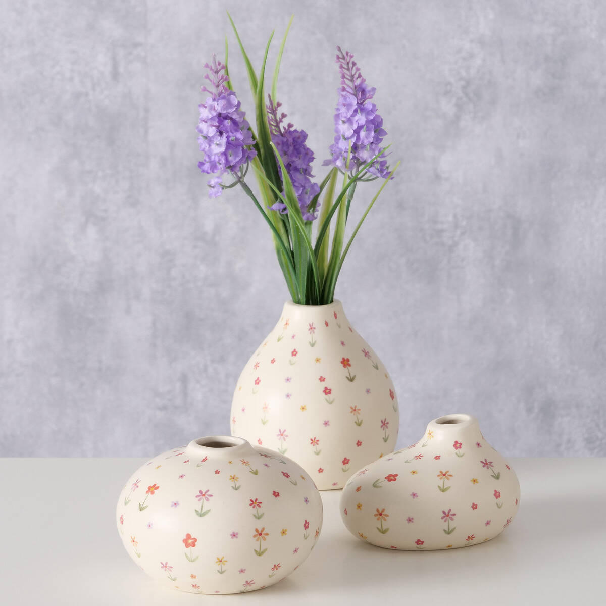 BLUMENVASE Blümi - Multicolor, Keramik (10cm) - Boltze Home
