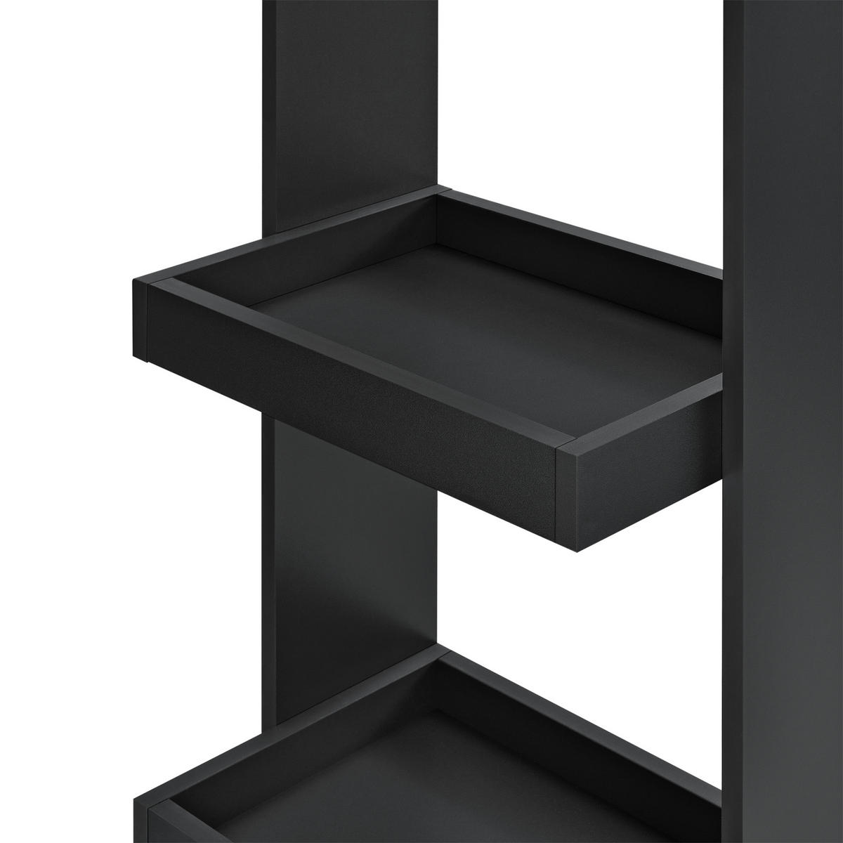 BARTISCH Sölvesborg - Schwarz, Holzwerkstoff (120/106/45cm) - [en.casa]