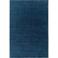 TEPPICH Wollteppich Jamal Blau - Blau, Textil (200/1cm) - KUNSTLOFT