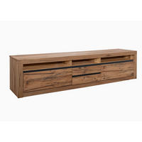 TV-BOARD Wild-/Zerreiche 220x50x55 tabacco brown geölt MONTREUX #240 - Braun, Holz (220/55/50cm) - Massivmoebel24