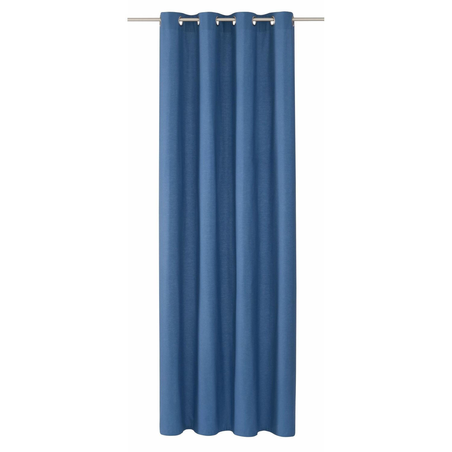ÖSENVORHANG DOVE Blickdicht - Klar, Textil (140/0.5/245cm) - Tom Tailor