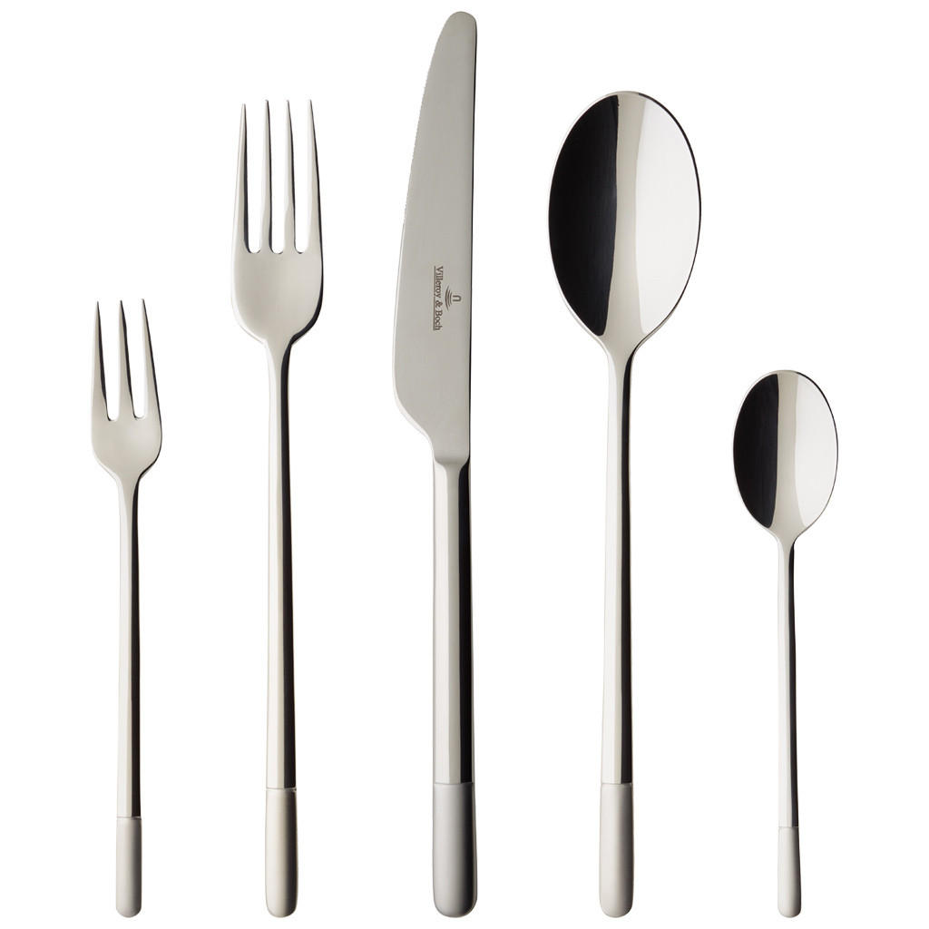 TAFELBESTECK Ella silber 30er Set - Silberfarben, Metall - Villeroy & Boch