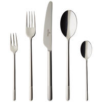 TAFELBESTECK Ella silber 30er Set - Silberfarben, Metall - Villeroy & Boch