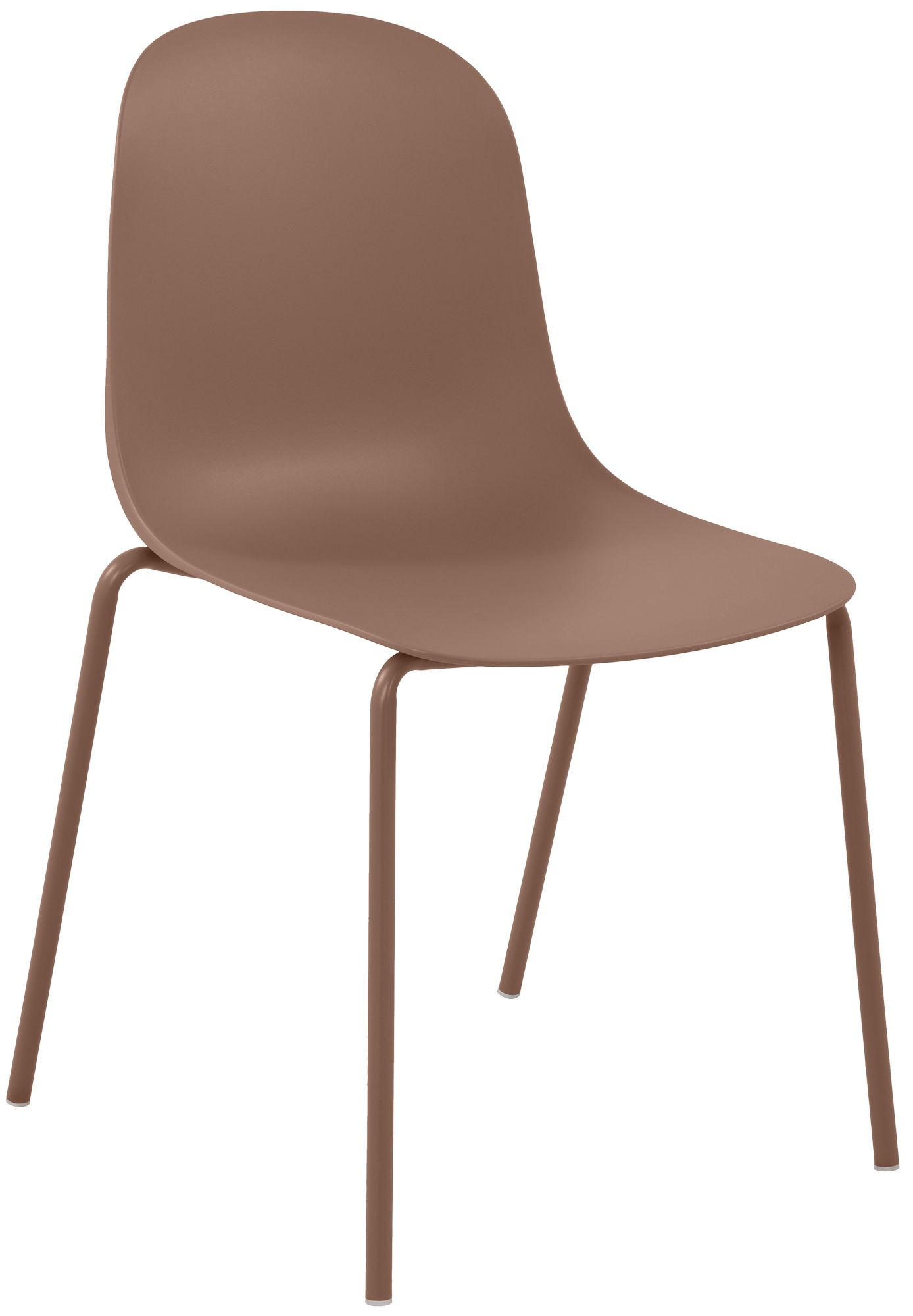 STAPELSTUHL Kunststoff Terracotta - Terracotta, Kunststoff/Metall (51/85/55cm) - CLP